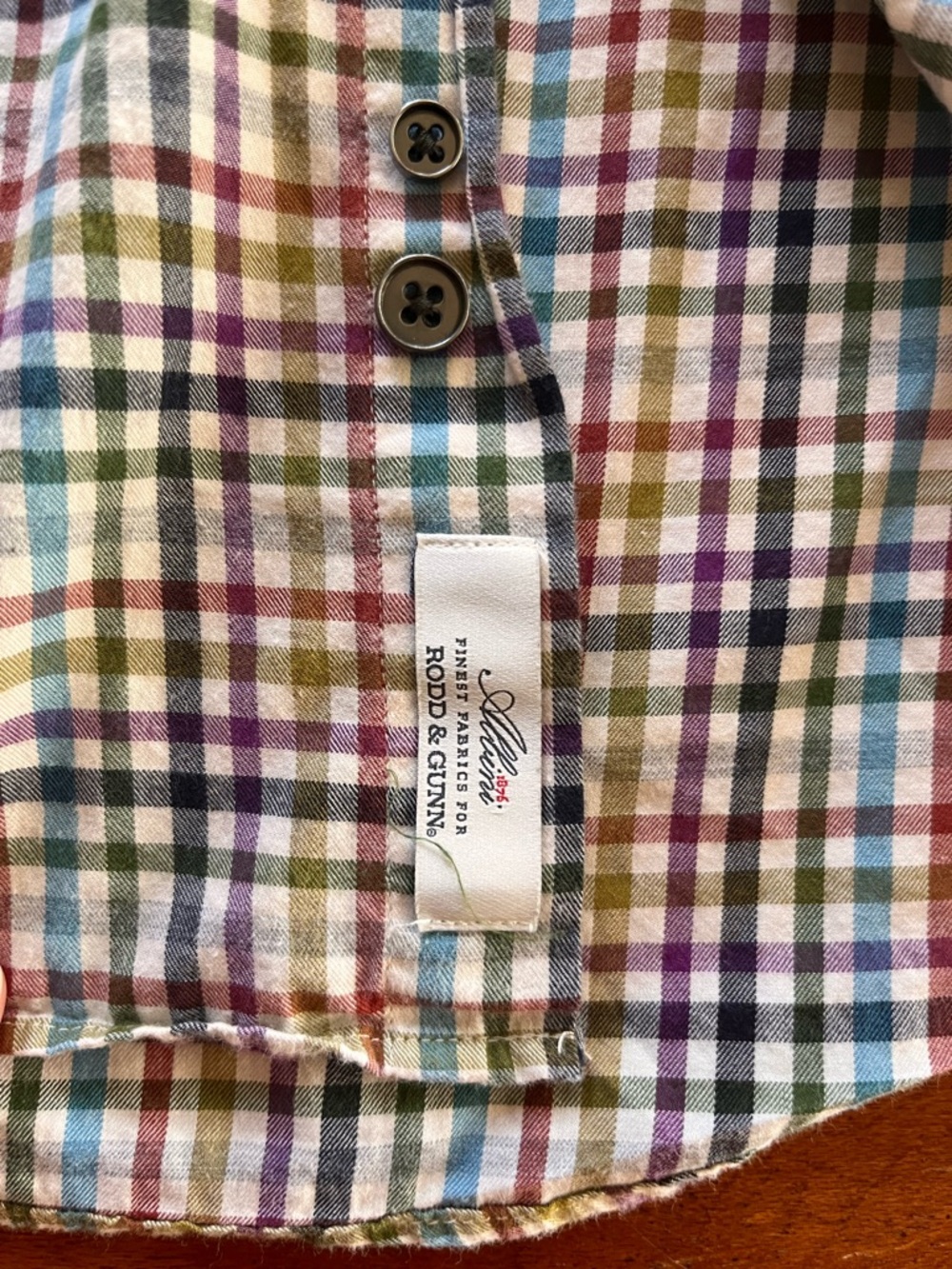 🦆 Vintage Rodd & Gunn Checker Button Down - Picture 8 of 8